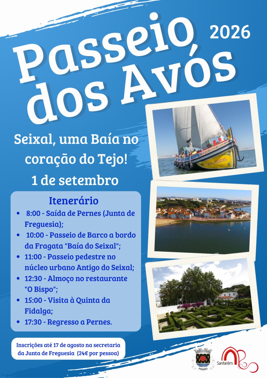 Passeio dos Avós - 1 de setembro de 2026