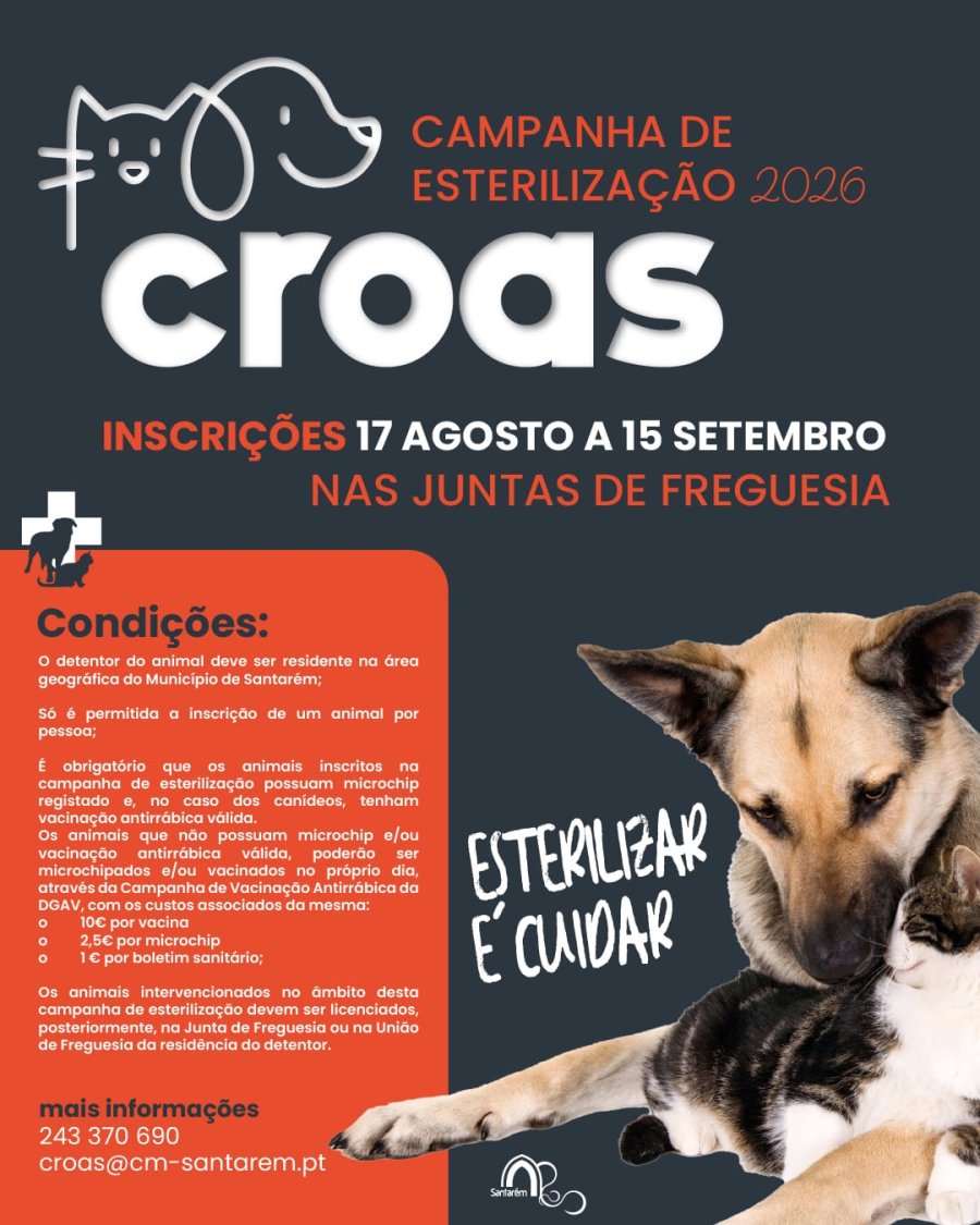 ESTERILIZAR É CUIDAR!